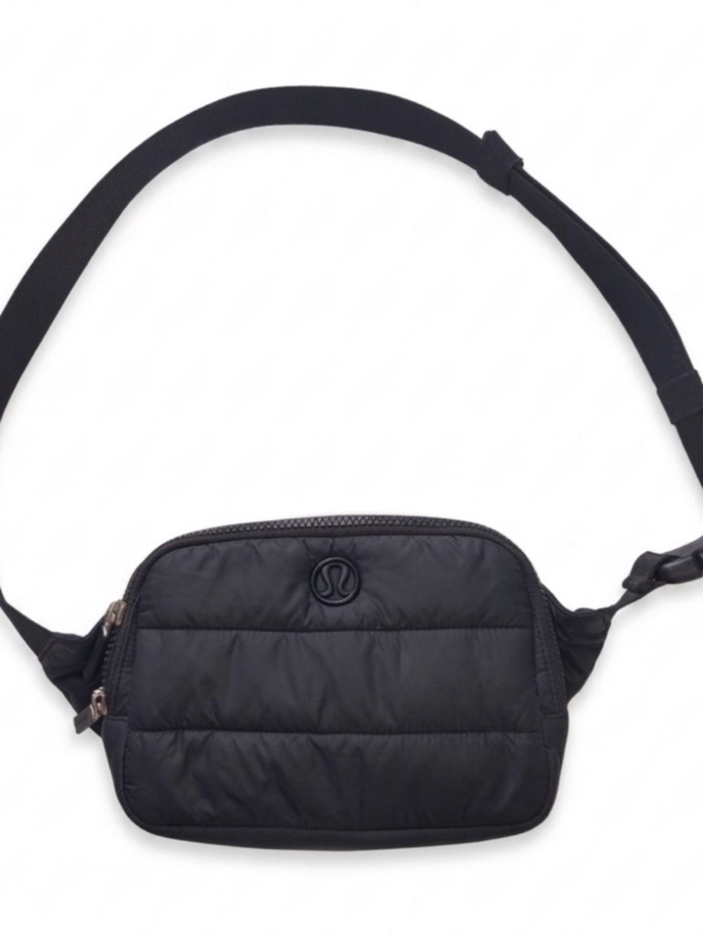 Lululemon Everywhere Black Quilted Belt Bag